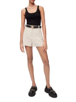 MAJE TWEED ΣΟΡΤΣ Εκρού -Γυναικεια Ρουχα Κατάστημα 20 93