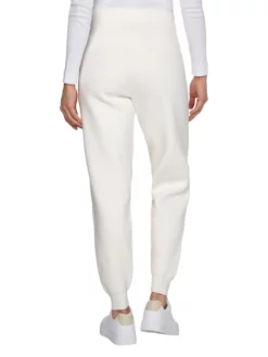 TOMMY HILFIGER ΠΑΝΤΕΛΟΝΙ ΦΟΡΜΑΣ ΜΕ ΛΟΓΟΤΥΠΟ Εκρού -Γυναικεια Ρουχα Κατάστημα 30 112