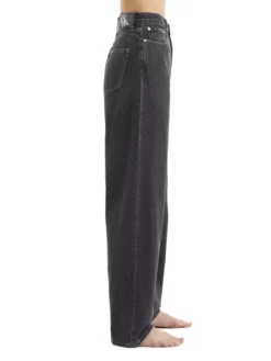 CALVIN KLEIN ΓΥΝΑΙΚΕΙΟ ΨΗΛΟΜΕΣΟ ΤΖΙΝ Γκρι -Γυναικεια Ρουχα Κατάστημα 30 128