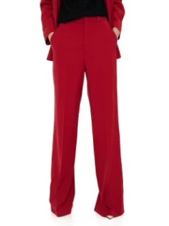 RED VALENTINO ΨΗΛΟΜΕΣΟ ΠΑΝΤΕΛΟΝΙ Κόκκινο -Γυναικεια Ρουχα Κατάστημα 30 147