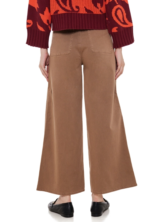 MAX&CO. CROPPED DENIMΠΑΝΤΕΛΟΝΑ Καφέ 3 MAX&CO. CROPPED DENIMΠΑΝΤΕΛΟΝΑ Καφέ - Image 3