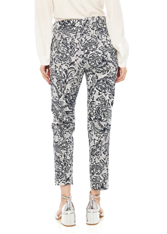 MAX MARA WEEKEND ΠΑΝΤΕΛΟΝΙ ME PRINT Ιβουάρ 3 MAX MARA WEEKEND ΠΑΝΤΕΛΟΝΙ ME PRINT Ιβουάρ - Image 3