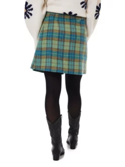 SANDRO ΚΟΝΤΗ ΚΡΟΥΑΖΕ ΦΟΥΣΤΑ Καρό -Γυναικεια Ρουχα Κατάστημα 30 18