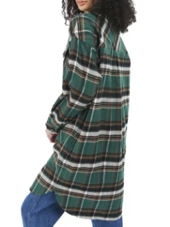 BARBOUR ΓΥΝΑΙΚΕΙΟ ΜΑΚΡΥ ΠΟΥΚΑΜΙΣΟ (OVERSHIRT) Καρό -Γυναικεια Ρουχα Κατάστημα 30 195
