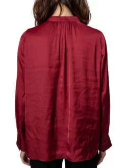 ZADIG & VOLTAIRE ΓΥΝΑΙΚΕΙΟ ΠΟΥΚΑΜΙΣΟ Μπορντό -Γυναικεια Ρουχα Κατάστημα 30 202