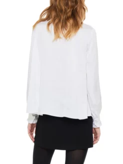 THE KOOPLES ΠΟΥΚΑΜΙΣΟ ΜΕ PUSSY BOW Λευκό -Γυναικεια Ρουχα Κατάστημα 30 216