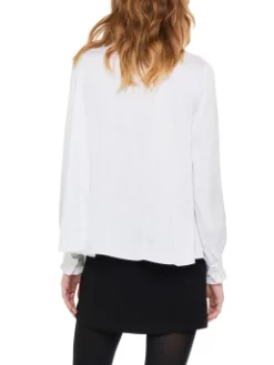 THE KOOPLES ΠΟΥΚΑΜΙΣΟ ΜΕ PUSSY BOW Λευκό -Γυναικεια Ρουχα Κατάστημα 30 217