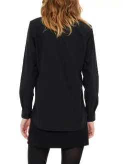 THE KOOPLES ΠΟΥΚΑΜΙΣΟ ΜΕ ΚΕΝΤΗΜΑ Μαύρο -Γυναικεια Ρουχα Κατάστημα 30 221