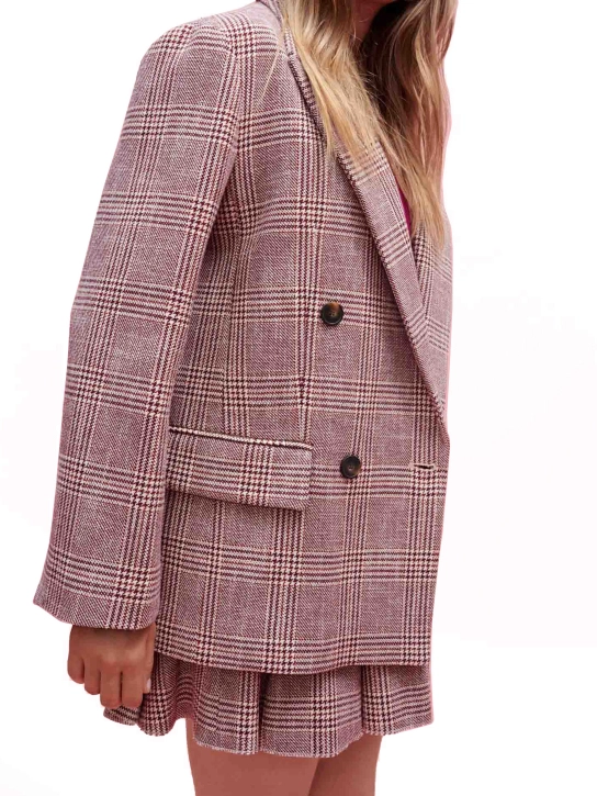 MAJE ΚΑΡΟ ΣΑΚΑΚΙ ΜΕ ΖΩΝΗ Καρό 3 MAJE ΚΑΡΟ ΣΑΚΑΚΙ ΜΕ ΖΩΝΗ Καρό - Image 3