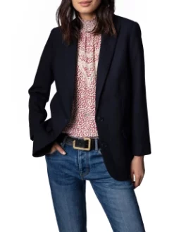 ZADIG & VOLTAIRE ΓΥΝΑΙΚΕΙΟ ΣΑΚΑΚΙ Navy 14 ZADIG & VOLTAIRE ΓΥΝΑΙΚΕΙΟ ΣΑΚΑΚΙ Navy -Γυναικεια Ρουχα Κατάστημα 30 255