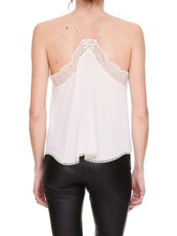 ZADIG & VOLTAIRE ΜΕΤΑΞΩΤΟ ΤΟΠ ΜΕ ΔΑΝΤΕΛΑ Εκρού 6 ZADIG & VOLTAIRE ΜΕΤΑΞΩΤΟ ΤΟΠ ΜΕ ΔΑΝΤΕΛΑ Εκρού - Image 6