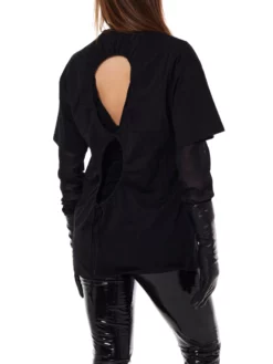 SANDRO T-SHIRT ΜΕ ΣΧΕΔΙΟ Μαύρο -Γυναικεια Ρουχα Κατάστημα 30 326