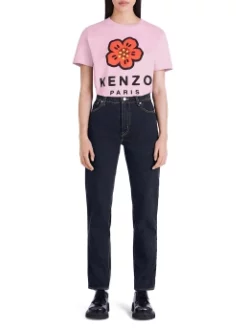 KENZO T-SHIRT ΜΕ ΣΤΑΜΠΑ Ροζ -Γυναικεια Ρουχα Κατάστημα 30 399
