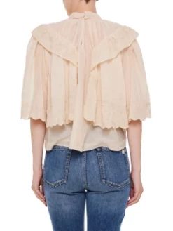 ISABEL MARANT ΜΠΛΟΥΖΑ ΜΕ ΒΟΛΑΝ LAETI Εκρού 11 ISABEL MARANT ΜΠΛΟΥΖΑ ΜΕ ΒΟΛΑΝ LAETI Εκρού -Γυναικεια Ρουχα Κατάστημα 30 405
