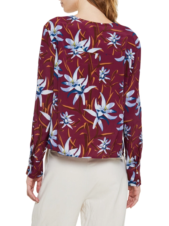 DIANE VON FURSTENBERG ΕΜΠΡΙΜΕ ΠΟΥΚΑΜΙΣΟ PENNY Μπορντό 3 DIANE VON FURSTENBERG ΕΜΠΡΙΜΕ ΠΟΥΚΑΜΙΣΟ PENNY Μπορντό - Image 3