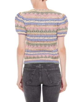 POLO RALPH LAUREN ΠΛΕΚΤΗ ΚΟΝΤΟΜΑΝΙΚΗ ΜΠΛΟΥΖΑ Πολύχρωμο -Γυναικεια Ρουχα Κατάστημα 30 425