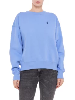 POLO RALPH LAUREN ΦΟΥΤΕΡ ΜΠΛΟΥΖΑ ΜΕ ΣΧΕΔΙΟ Γαλάζιο -Γυναικεια Ρουχα Κατάστημα 30 428