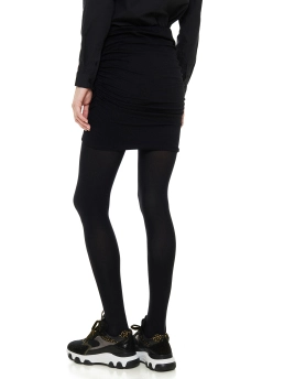 THE KOOPLES ΜΙΝΙ ΕΛΑΣΤΙΚΗ ΦΟΥΣΤΑ Μαύρο 6 THE KOOPLES ΜΙΝΙ ΕΛΑΣΤΙΚΗ ΦΟΥΣΤΑ Μαύρο - Image 6