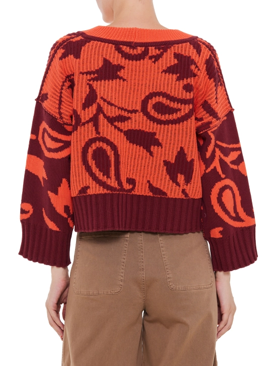 MAX&CO. ΠΛΕΚΤΗ CROPPED ΜΠΛΟΥΖΑ Κόκκινο 3 MAX&CO. ΠΛΕΚΤΗ CROPPED ΜΠΛΟΥΖΑ Κόκκινο - Image 3