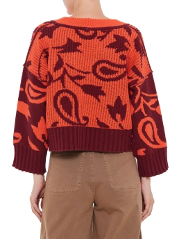 MAX&CO. ΠΛΕΚΤΗ CROPPED ΜΠΛΟΥΖΑ Κόκκινο 6 MAX&CO. ΠΛΕΚΤΗ CROPPED ΜΠΛΟΥΖΑ Κόκκινο - Image 6