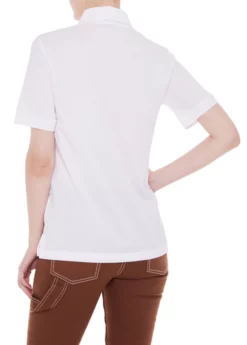 BURBERRY ΠΟΛΟ ΜΠΛΟΥΖΑ Λευκό -Γυναικεια Ρουχα Κατάστημα 30 440