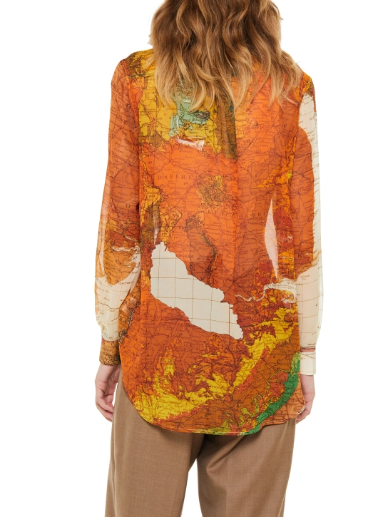 BURBERRY ΕΜΠΡΙΜΕ ΜΠΛΟΥΖΑ ΜΕ ΦΟΥΛΑΡΙ Πολύχρωμο 3 BURBERRY ΕΜΠΡΙΜΕ ΜΠΛΟΥΖΑ ΜΕ ΦΟΥΛΑΡΙ Πολύχρωμο - Image 3