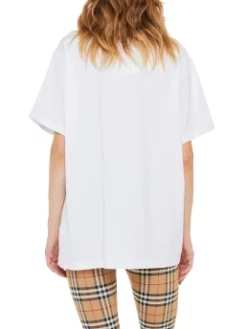 BURBERRY ΓΥΝΑΙΚΕΙΟ T-SHIRT ΜΕ ΣΧΕΔΙΟ Λευκό -Γυναικεια Ρουχα Κατάστημα 30 447