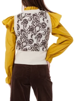 SANDRO ΑΜΑΝΙΚΟ ΠΛΕΚΤΟ ΠΟΥΛΟΒΕΡ Εκρού -Γυναικεια Ρουχα Κατάστημα 30 472