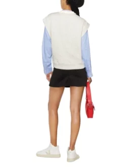 SANDRO ΓΥΝΑΙΚΕΙΟ ΑΜΑΝΙΚΟ ΠΟΥΛΟΒΕΡ Εκρού -Γυναικεια Ρουχα Κατάστημα 30 489