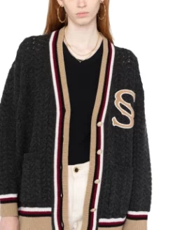 SANDRO ZAKETA ME ΜΟΝΟΓΡΑΜΜΑ Γκρι -Γυναικεια Ρουχα Κατάστημα 30 493