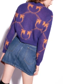 PINKO ΖΑΚΕΤΑ ΜΕ ΜΟΤΙΒΟ Μωβ -Γυναικεια Ρουχα Κατάστημα 30 494