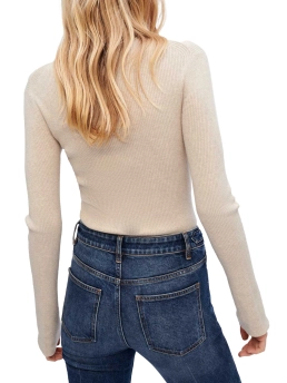 MAJE ΓΥΝΑΙΚΕΙΟ ΠΟΥΛΟΒΕΡ Μπεζ 6 MAJE ΓΥΝΑΙΚΕΙΟ ΠΟΥΛΟΒΕΡ Μπεζ - Image 6