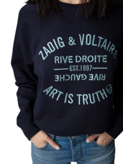 ZADIG & VOLTAIRE ΓΥΝΑΙΚΕΙΟ ΦΟΥΤΕΡ Μπλε -Γυναικεια Ρουχα Κατάστημα 30 512