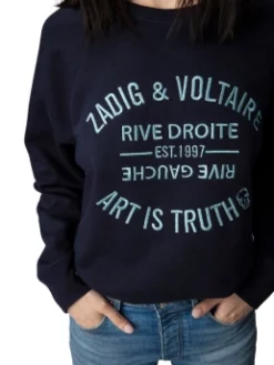 ZADIG & VOLTAIRE ΓΥΝΑΙΚΕΙΟ ΦΟΥΤΕΡ Μπλε -Γυναικεια Ρουχα Κατάστημα 30 513