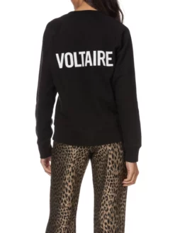 ZADIG & VOLTAIRE ΓΥΝΑΙΚΕΙΟ ΦΟΥΤΕΡ Μαύρο -Γυναικεια Ρουχα Κατάστημα 30 514