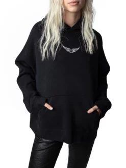 ZADIG & VOLTAIRE ΓΥΝΑΙΚΕΙΟ ΦΟΥΤΕΡ Μαύρο -Γυναικεια Ρουχα Κατάστημα 30 516