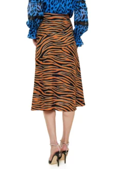 DIANE VON FURSTENBERG ΑΣΣΥΜΕΤΡΗ ΦΟΥΣΤΑ LILO Πολύχρωμο -Γυναικεια Ρουχα Κατάστημα 30 52