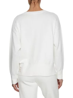 TOMMY HILFIGER ΠΟΥΛΟΒΕΡ ΜΕ ΛΟΓΟΤΥΠΟ Λευκό -Γυναικεια Ρουχα Κατάστημα 30 532