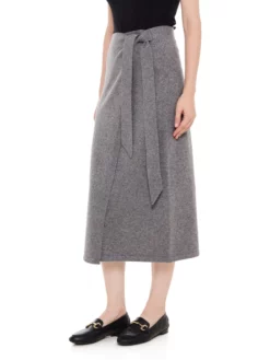 POLO RALPH LAUREN ΚΡΟΥΑΖΕ MIDI ΦΟΥΣΤΑ Γκρι -Γυναικεια Ρουχα Κατάστημα 30 56