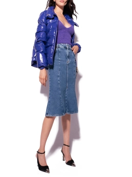 PINKO ΚΑΠΙΤΟΝΕ ΜΠΟΥΦΑΝ Μπλε 7 PINKO ΚΑΠΙΤΟΝΕ ΜΠΟΥΦΑΝ Μπλε - Image 7