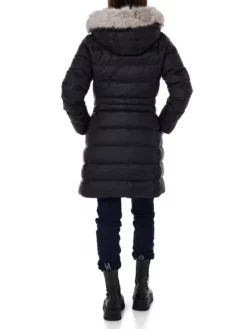 TOMMY HILFIGER ΜΑΚΡΥ ΚΑΠΙΤΟΝΕ ΜΠΟΥΦΑΝ Μαύρο 8 TOMMY HILFIGER ΜΑΚΡΥ ΚΑΠΙΤΟΝΕ ΜΠΟΥΦΑΝ Μαύρο -Γυναικεια Ρουχα Κατάστημα 30 608