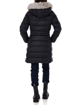 TOMMY HILFIGER ΜΑΚΡΥ ΚΑΠΙΤΟΝΕ ΜΠΟΥΦΑΝ Μαύρο 6 TOMMY HILFIGER ΜΑΚΡΥ ΚΑΠΙΤΟΝΕ ΜΠΟΥΦΑΝ Μαύρο - Image 6