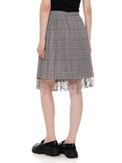 MAX MARA WEEKEND ΚΑΡΟ ΦΟΥΣΤΑ ΜΕ ΠΙΕΤΕΣ ΚΑΙ ΚΡΟΣΙΑ Μαύρο -Γυναικεια Ρουχα Κατάστημα 30 64