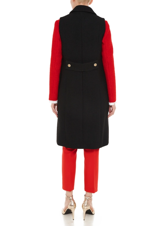 MAX&CO. ΜΑΚΡΥ ΓΙΛΕΚΟ Μαύρο 3 MAX&CO. ΜΑΚΡΥ ΓΙΛΕΚΟ Μαύρο - Image 3