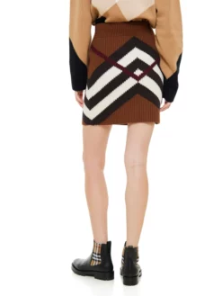 BURBERRY ΠΛΕΚΤΗ ΜΙΝΙ ΦΟΥΣΤΑ Καφέ 8 BURBERRY ΠΛΕΚΤΗ ΜΙΝΙ ΦΟΥΣΤΑ Καφέ -Γυναικεια Ρουχα Κατάστημα 30 68