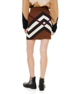 BURBERRY ΠΛΕΚΤΗ ΜΙΝΙ ΦΟΥΣΤΑ Καφέ 11 BURBERRY ΠΛΕΚΤΗ ΜΙΝΙ ΦΟΥΣΤΑ Καφέ -Γυναικεια Ρουχα Κατάστημα 30 69