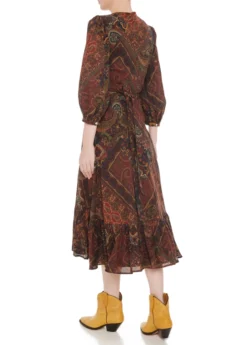 POLO RALPH LAUREN ΜΙΝΤΙ WRAP DRESS Καφέ 8 POLO RALPH LAUREN ΜΙΝΤΙ WRAP DRESS Καφέ -Γυναικεια Ρουχα Κατάστημα 30 8