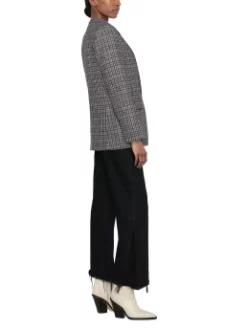 SANDRO ΚΑΡΟ ΣΑΚΑΚΙ Καρό -Γυναικεια Ρουχα Κατάστημα 40 101