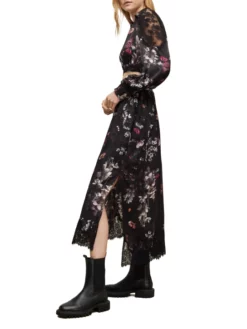 ALL SAINTS CROPPED ΚΡΟΥΑΖΕ ΜΠΛΟΥΖΑ Μαύρο -Γυναικεια Ρουχα Κατάστημα 40 116