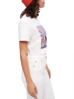 MAJE T-SHIRT ΜΕ ΣΧΕΔΙΟ Λευκό -Γυναικεια Ρουχα Κατάστημα 40 120